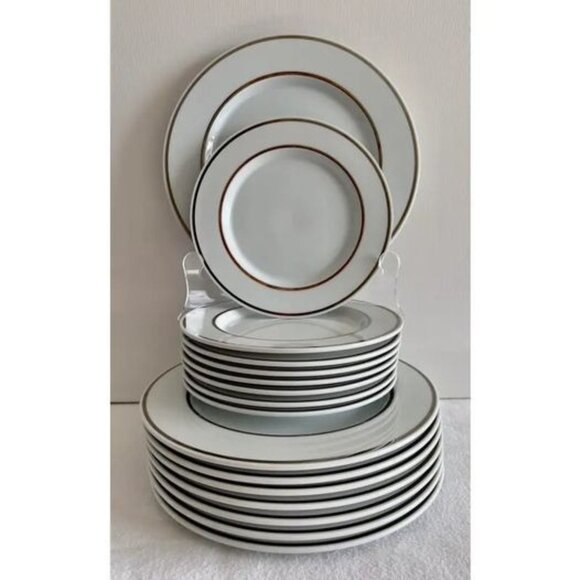 2  Pc Designer Bob Van Allen Mikasa Colorations Saturn White Dinnerware Japan - Picture 6 of 7